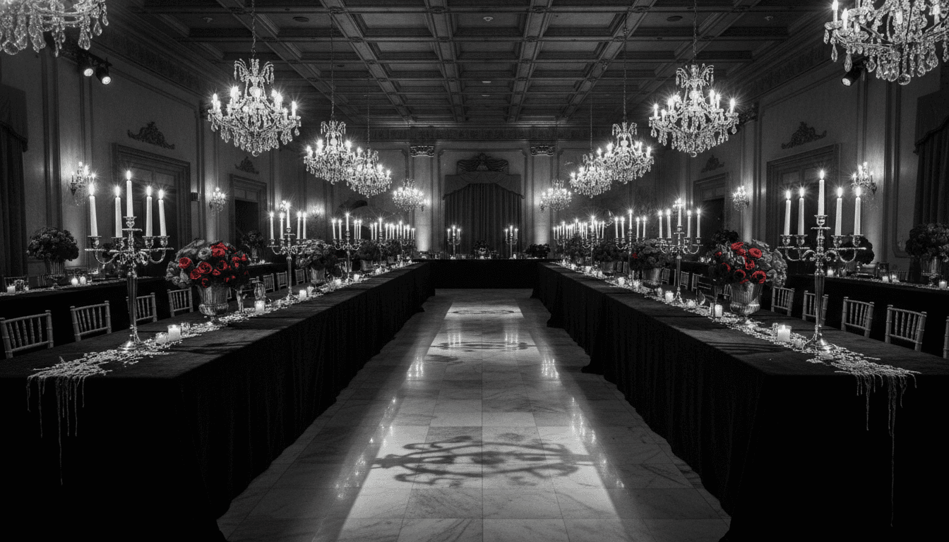 The Obsidian Gala — Gala invitation designed by Aurelia AI