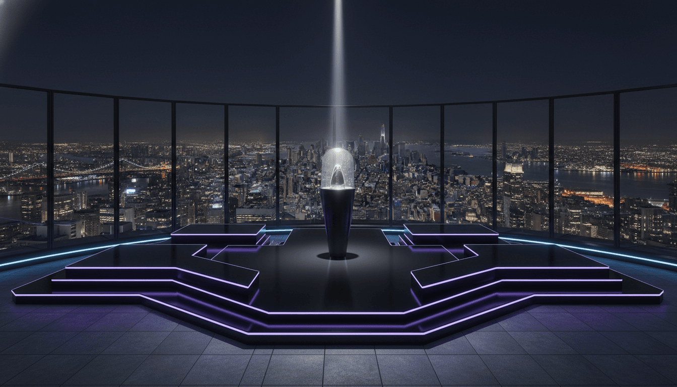 NEXUS Launch — Corporate invitation designed by Aurelia AI