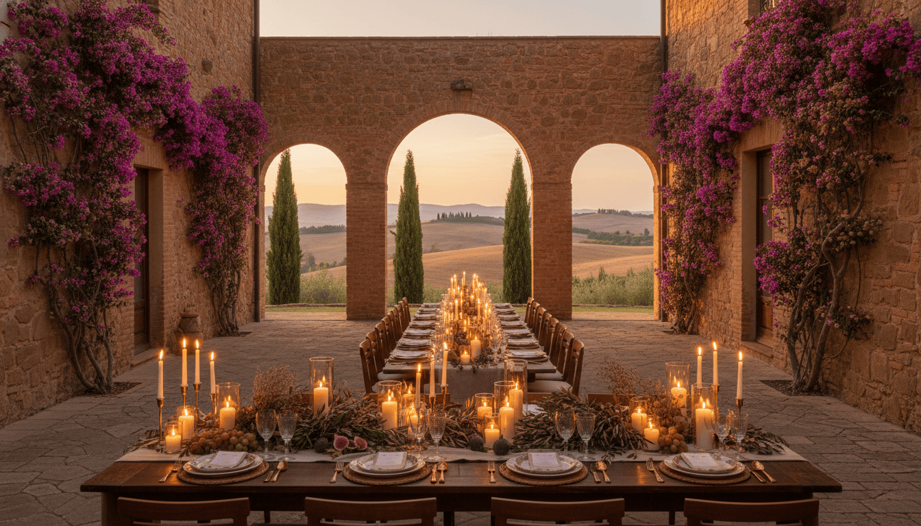 Tuscany Rehearsal — Rehearsal invitation designed by Aurelia AI